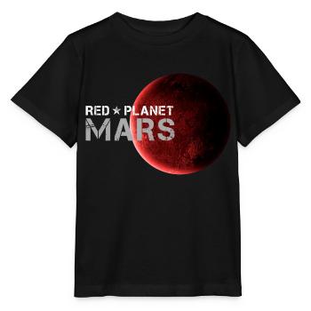 Mars Red Planet cadeau pour les fans de l’espace - T-shirt bio MINI CREATOR Stanley/Stella Enfant - noir - Devant - Mikhail (115cm)
