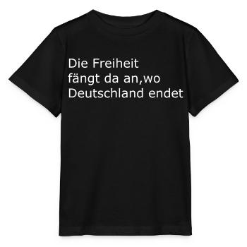 Auswandern - Stanley/Stella Kinder T-Shirt MINI CREATOR  - Schwarz - Vorne - Mikhail (115cm)