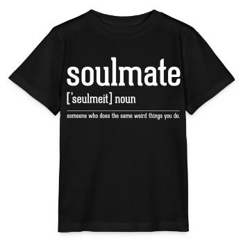 Definition of Soulmate - Stanley/Stella Kinder T-Shirt MINI CREATOR  - Schwarz - Vorne - Mikhail (115cm)