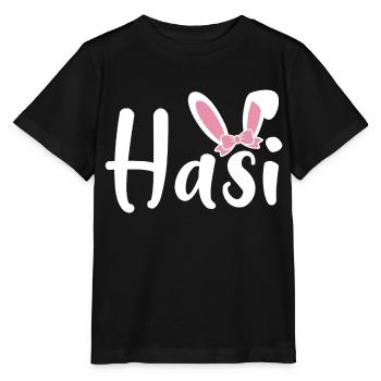 Hasi - Stanley/Stella Kinder T-Shirt MINI CREATOR  - Schwarz - Vorne - Mikhail (115cm)