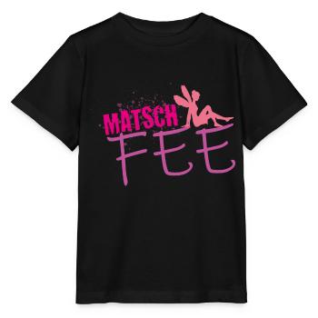 Matsch Lauf Fee Teamshirt - Stanley/Stella Kinder T-Shirt MINI CREATOR  - Schwarz - Vorne - Mikhail (115cm)