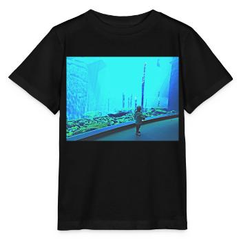 Turquoise - T-shirt bio MINI CREATOR Stanley/Stella Enfant - noir - Devant - Mikhail (115cm)