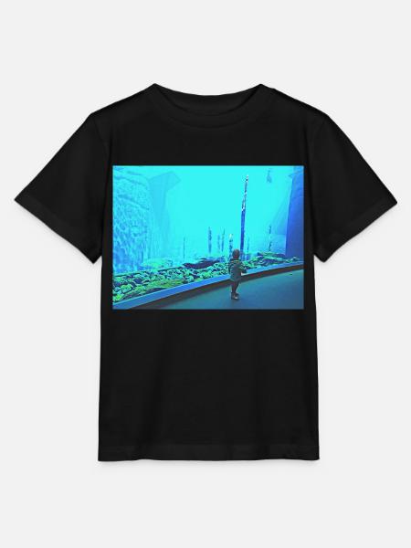 Turquoise - Stanley/Stella Kinder T-Shirt MINI CREATOR - Schwarz
