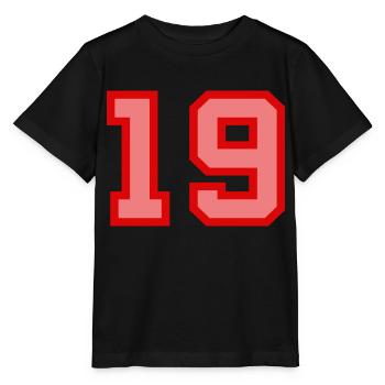Coole Retro Retrostyle Jersey Nummer Rückennummer - Stanley/Stella Kinder T-Shirt MINI CREATOR  - Schwarz - Vorne - Mikhail (115cm)