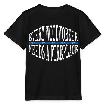 proud carpenter skull tshirts americas - Stanley/Stella Kinder T-Shirt MINI CREATOR  - Schwarz - Vorne - Mikhail (115cm)