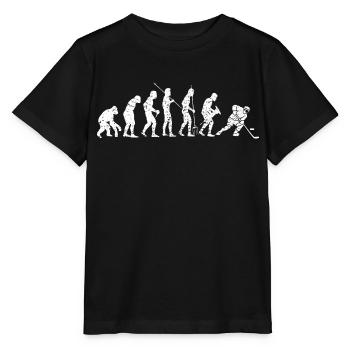 Eishockey Geschenk Wintersport Eishockeyteam - Stanley/Stella Kinder T-Shirt MINI CREATOR  - Schwarz - Vorne - Mikhail (115cm)