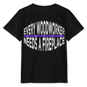 quote lumber forest work hobbyists awesome - Stanley/Stella Kinder T-Shirt MINI CREATOR  - Schwarz - Vorne - Mikhail (115cm)