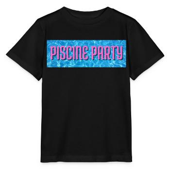piscine party - T-shirt bio MINI CREATOR Stanley/Stella Enfant - noir - Devant - Mikhail (115cm)