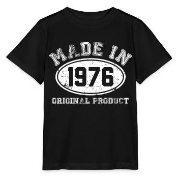 made in 1976Original product - anniversary - Stanley/Stella MINI CREATOR Kids’ T-Shirt - black - Front - Mikhail (115cm)