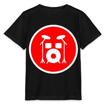 Percussion - T-shirt bio MINI CREATOR Stanley/Stella Enfant - noir - Devant - Mikhail (115cm)