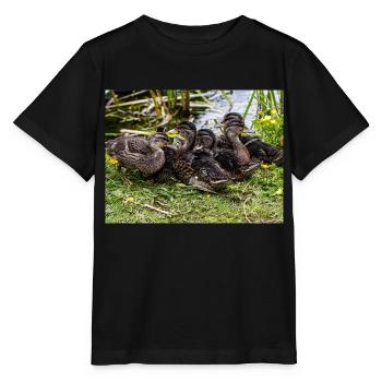 Canetons - T-shirt bio MINI CREATOR Stanley/Stella Enfant - noir - Devant - Mikhail (115cm)