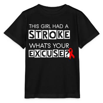 This Girl Had A Stroke - Stanley/Stella MINI CREATOR Kids’ T-Shirt - black - Front - Mikhail (115cm)