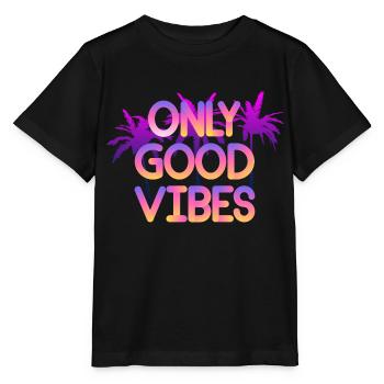 Only a good mood - Stanley/Stella MINI CREATOR Kids’ T-Shirt - black - Front - Mikhail (115cm)