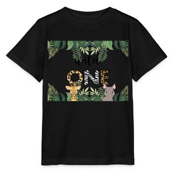 Wild one - Stanley/Stella MINI CREATOR Kids’ T-Shirt - black - Front - Mikhail (115cm)