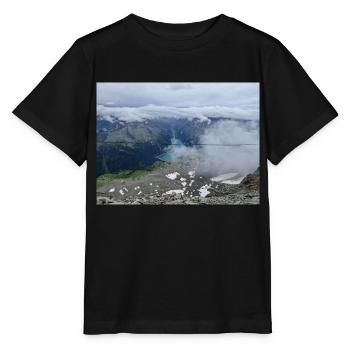 Vue du réservoir de Schlegeis - T-shirt bio MINI CREATOR Stanley/Stella Enfant - noir - Devant - Mikhail (115cm)
