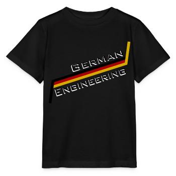 Ingénierie allemande - T-shirt bio MINI CREATOR Stanley/Stella Enfant - noir - Devant - Mikhail (115cm)