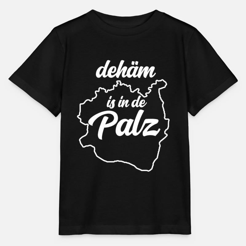 Dehäm is in de Palz - Stanley/Stella Kinder T-Shirt MINI CREATOR - Schwarz