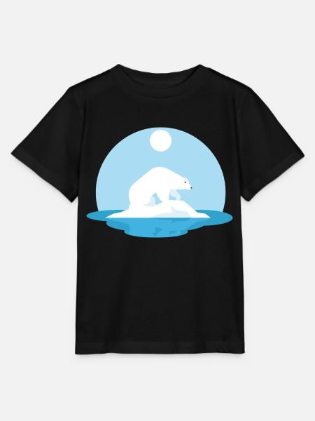 Eisbär - Stanley/Stella Kinder T-Shirt MINI CREATOR - Schwarz