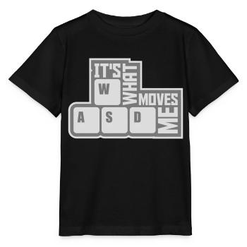 c’est ce qui m’émeut - T-shirt bio MINI CREATOR Stanley/Stella Enfant - noir - Devant - Mikhail (115cm)