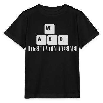 c’est ce qui m’émeut - T-shirt bio MINI CREATOR Stanley/Stella Enfant - noir - Devant - Mikhail (115cm)
