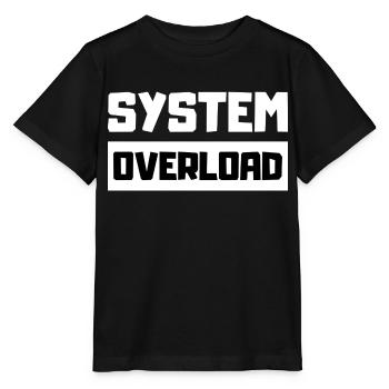 Burnout Informatiker Büro Gamer - Stanley/Stella Kinder T-Shirt MINI CREATOR  - Schwarz - Vorne - Mikhail (115cm)
