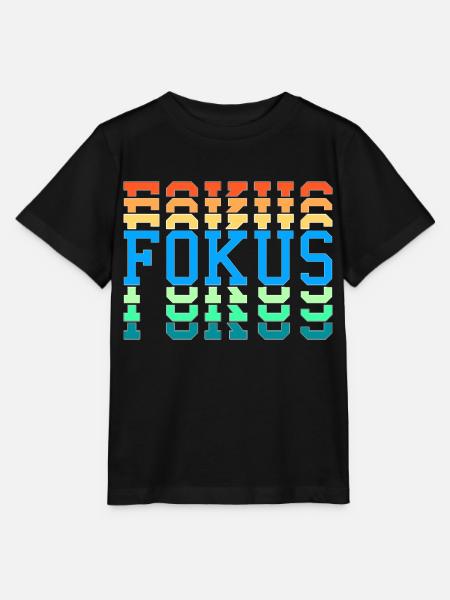 Fokus - Stanley/Stella Kinder T-Shirt MINI CREATOR  - Schwarz