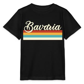 Bavière - Bavière - Allemagne - Rétro - Vintage - T-shirt bio MINI CREATOR Stanley/Stella Enfant - noir - Devant - Mikhail (115cm)