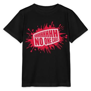 chut personne ne s’en soucie - T-shirt bio MINI CREATOR Stanley/Stella Enfant - noir - Devant - Mikhail (115cm)