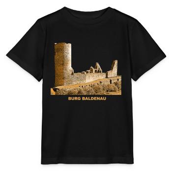 Baldenau Burg Mosbach Ruine Hundsrück Rheinland - Stanley/Stella Kinder T-Shirt MINI CREATOR  - Schwarz - Vorne - Mikhail (115cm)