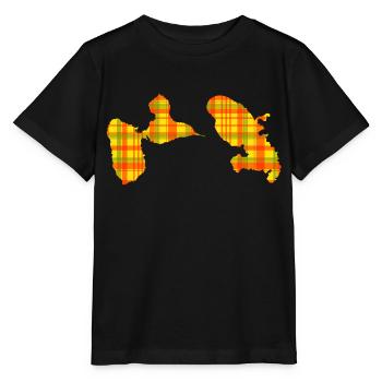 Guadeloupe Martinique - Stanley/Stella Kinder T-Shirt MINI CREATOR  - Schwarz - Vorne - Mikhail (115cm)