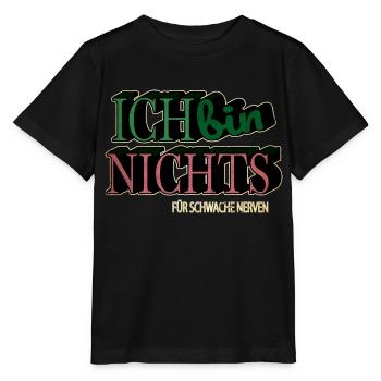 angeber geek auszubildender humor narzisstisch - Stanley/Stella Kinder T-Shirt MINI CREATOR  - Schwarz - Vorne - Mikhail (115cm)