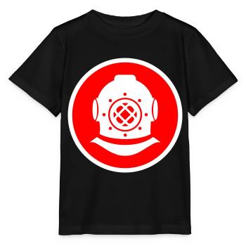 Apnoe Tauchen Kreis - Stanley/Stella Kinder T-Shirt MINI CREATOR  - Schwarz - Vorne - Mikhail (115cm)
