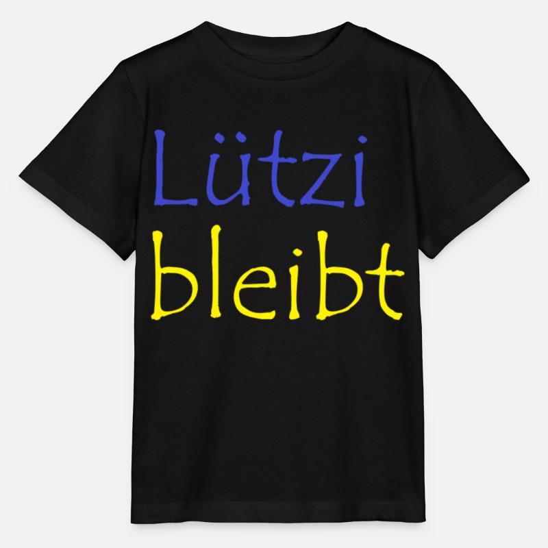 Lützerath Protestanten Spruch Lützi bleibt - Stanley/Stella Kinder T-Shirt MINI CREATOR - Schwarz