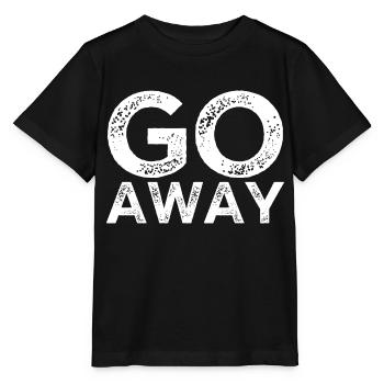 Go Away - Stanley/Stella MINI CREATOR Kids’ T-Shirt - black - Front - Mikhail (115cm)