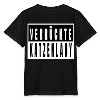 geburtstag lieben meerkatze streunerkatze - Stanley/Stella Kinder T-Shirt MINI CREATOR  - Schwarz - Vorne - Mikhail (115cm)