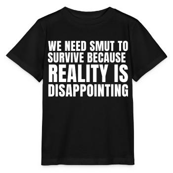 Nous avons besoin de charbon pour survivre parce que la réalité - T-shirt bio MINI CREATOR Stanley/Stella Enfant - noir - Devant - Mikhail (115cm)