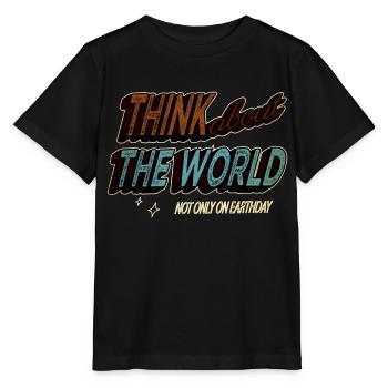 écologiste être éco alternativement vert - T-shirt bio MINI CREATOR Stanley/Stella Enfant - noir - Devant - Mikhail (115cm)