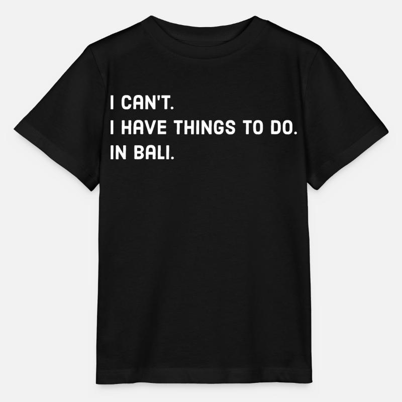 Bali - T-shirt bio MINI CREATOR Stanley/Stella Enfant - noir