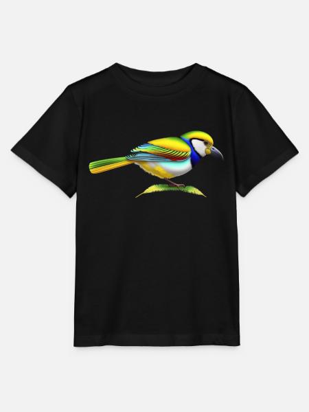 Schöner Vogel - Stanley/Stella Kinder T-Shirt MINI CREATOR - Schwarz