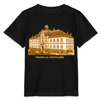 Mairie de Pausa Vogtland Axe de la Terre de Saxe - T-shirt bio MINI CREATOR Stanley/Stella Enfant - noir - Devant - Mikhail (115cm)