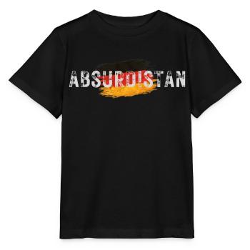 Absurdistan - Stanley/Stella Kinder T-Shirt MINI CREATOR  - Schwarz - Vorne - Mikhail (115cm)