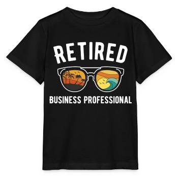 Retired Business Pro Beach Style with SEO Keywords - Stanley/Stella MINI CREATOR Kids’ T-Shirt - black - Front - Mikhail (115cm)