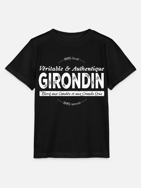 Girondin de Gironde - T-shirt bio MINI CREATOR Stanley/Stella Enfant - noir