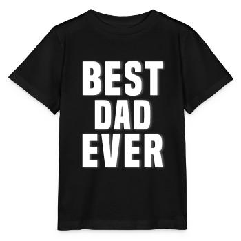 Meilleur père qui soit - T-shirt bio MINI CREATOR Stanley/Stella Enfant - noir - Devant - Mikhail (115cm)