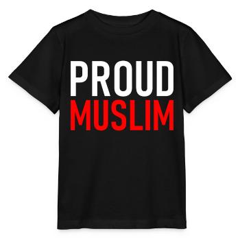 Fier musulman - Musulmans - Islam - T-shirt bio MINI CREATOR Stanley/Stella Enfant - noir - Devant - Mikhail (115cm)