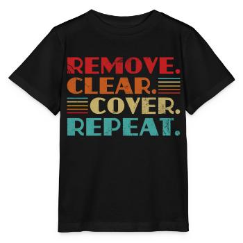 supprimer le couvercle transparent répéter Conception pour un tapis - T-shirt bio MINI CREATOR Stanley/Stella Enfant - noir - Devant - Mikhail (115cm)