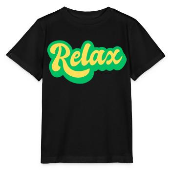 relax - Stanley/Stella Kinder T-Shirt MINI CREATOR  - Schwarz - Vorne - Mikhail (115cm)