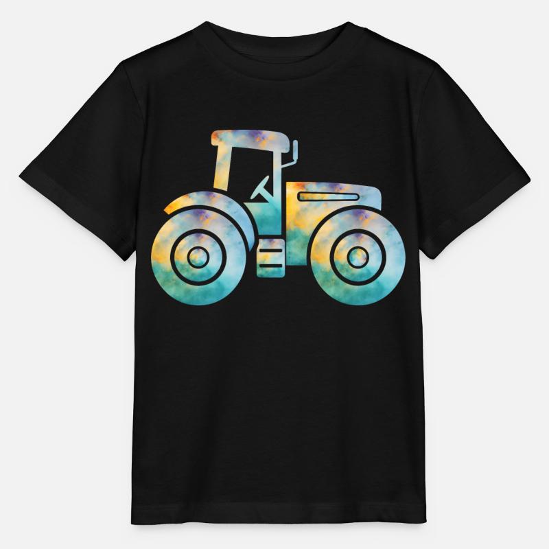 Traktor - Stanley/Stella Kinder T-Shirt MINI CREATOR - Schwarz