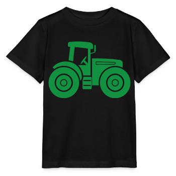 Traktor - Stanley/Stella Kinder T-Shirt MINI CREATOR  - Schwarz - Vorne - Mikhail (115cm)