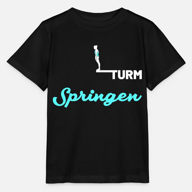 turmspringen sprung - Stanley/Stella Kinder T-Shirt MINI CREATOR - Schwarz